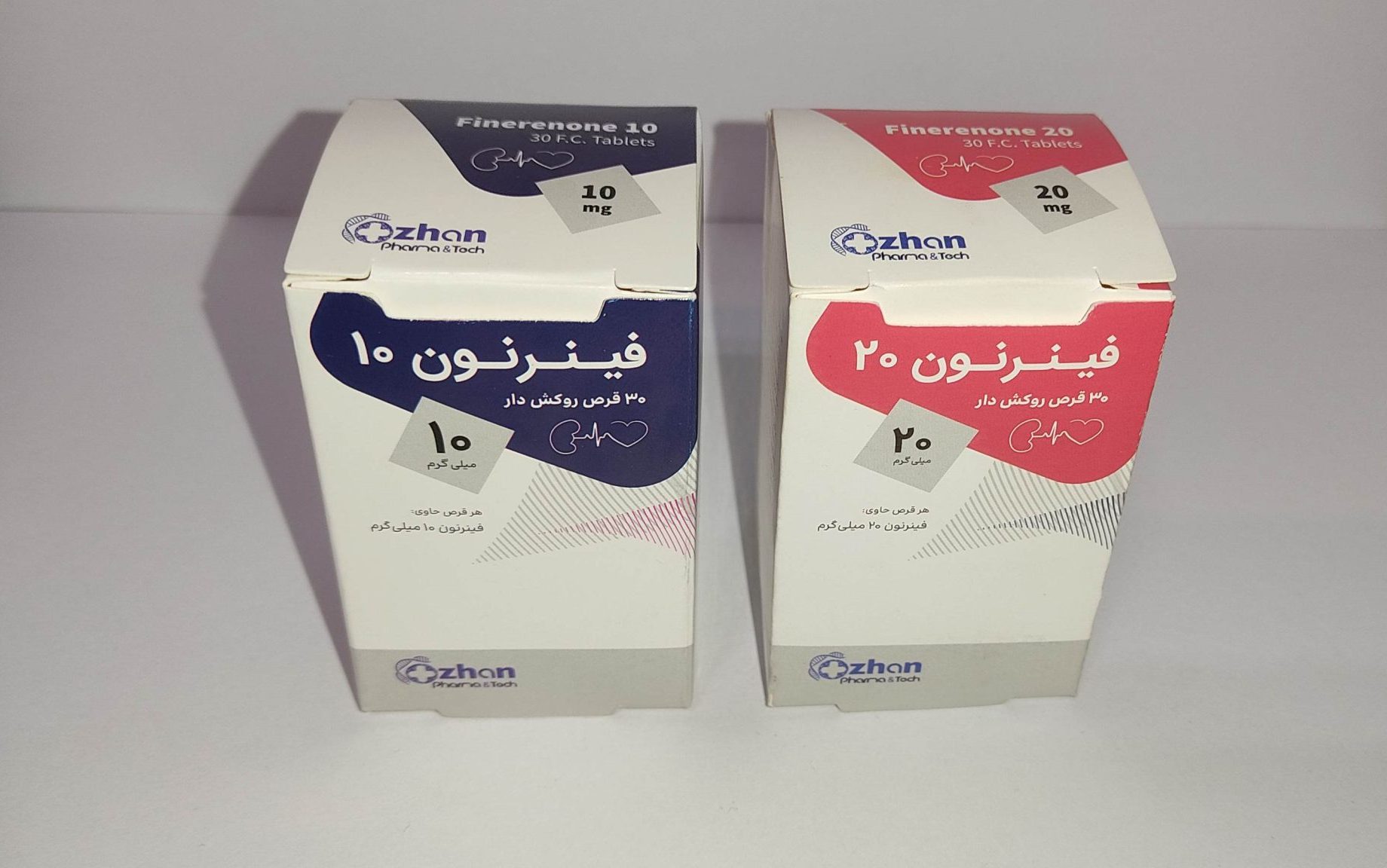 توزیع داروی فینرنون 10 و فینرنون 20