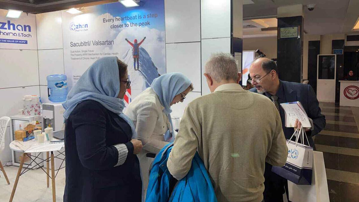 گزارش تصویری حضور شرکت دانش‌بنیان دارو فناوران اوژن درنهمین کنگره بین‌المللی نارسایی قلب ایران